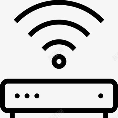 信号格wifi路由器连接性热点图标图标