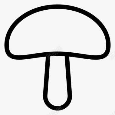 食品菌类蘑菇图标图标