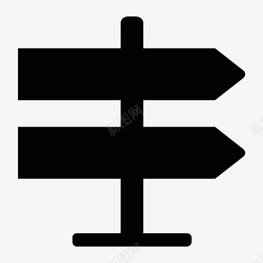 路标导航板路牌图标图标