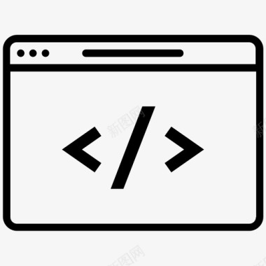 编程web开发者代码编程图标图标