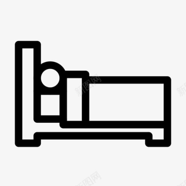 床铺位床垫图标图标