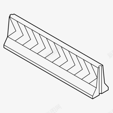 屏障交通屏障控制限制图标图标