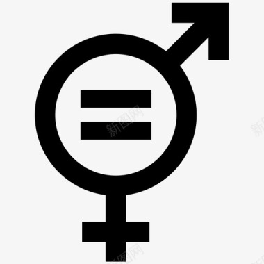 两性平等权利图标图标