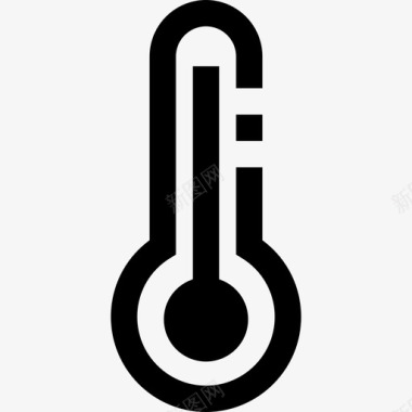 温度计水银温度计工具和用具圣诞快乐图标图标