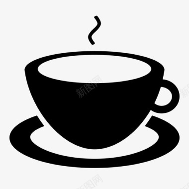 咖啡热饮茶图标图标