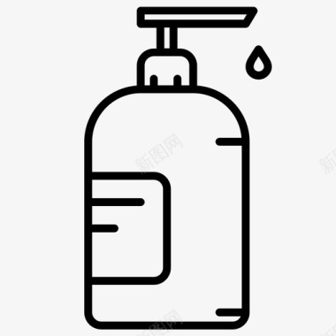 手洗美容液体图标图标