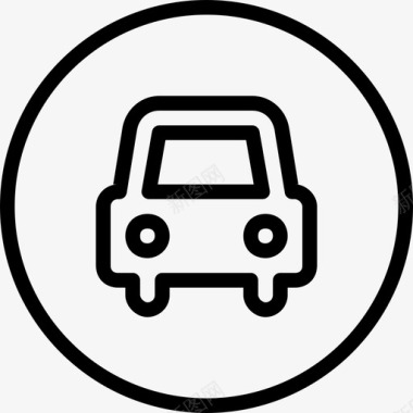 汽车运输旅游图标图标
