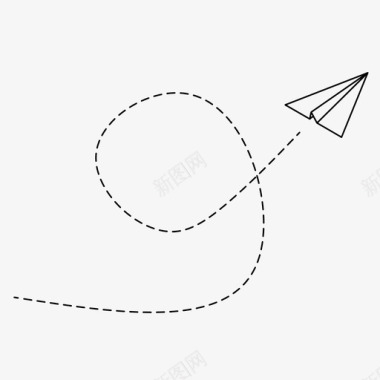 飞行斗篷纸飞机飞行折纸飞机图标图标