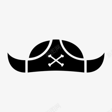 海盗帽头饰海盗图标图标