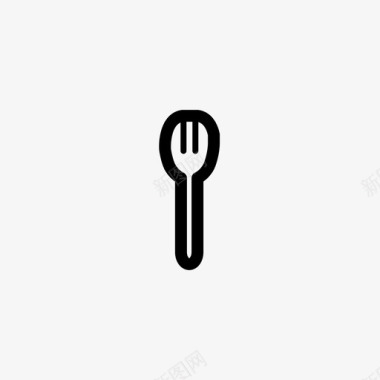 叉子餐叉食物图标图标