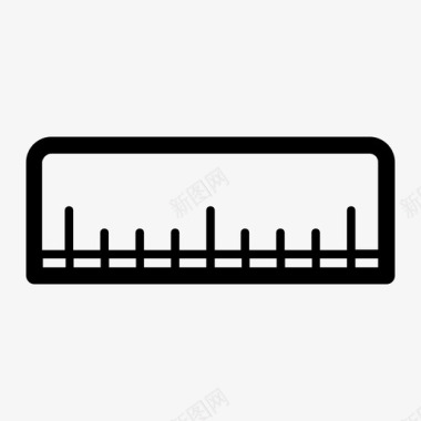 表盘刻度尺子英寸刻度图标图标