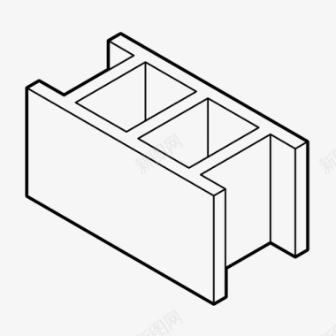 护栏墙砖建筑陶瓷块图标图标