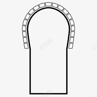 拱门素材拱门建筑历史图标图标