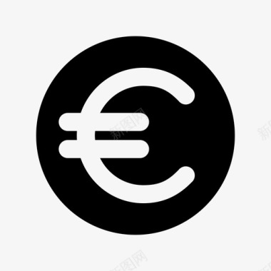 火焰欧元图标欧元欧元货币欧元符号图标图标