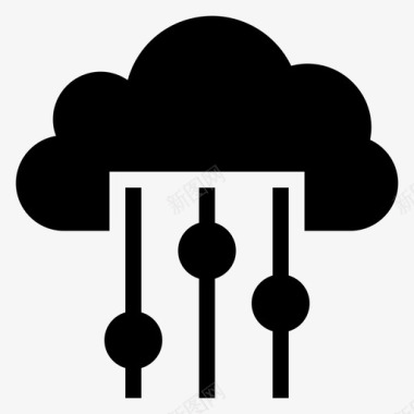 天气预报图云设置控制监视图标图标