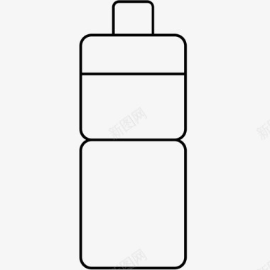 运动瓶健身水图标图标