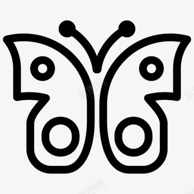 蝴蝶动物飞虫图标图标