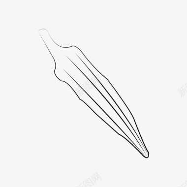 秋葵咖喱手指图标图标