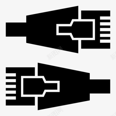 网线通讯连接图标图标