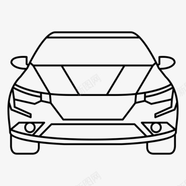 汽车护身符汽车雷诺图标图标