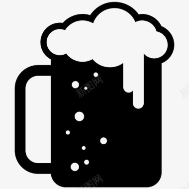 冷饮啤酒酒精冷饮图标图标