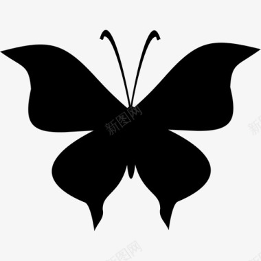 蝙蝠的翅膀标志蝴蝶虫子飞行图标图标