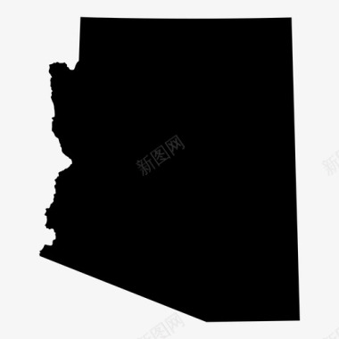 凤凰姜糖亚利桑那地图凤凰城美国图标图标