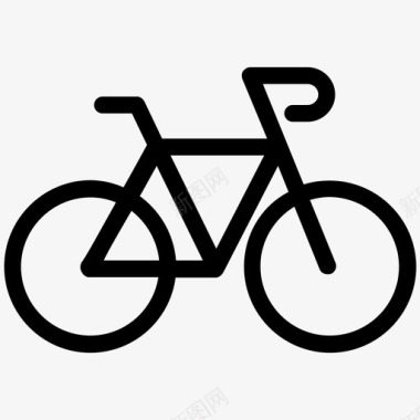 自行车可持续发展图标图标