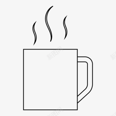 茶咖啡热饮料图标图标
