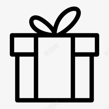 包装礼物庆祝礼品盒图标图标