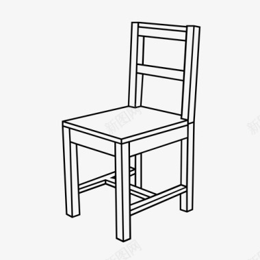 椅子椅子家具图标图标