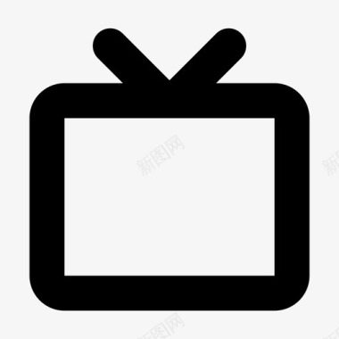 电视电视节目电视机图标图标