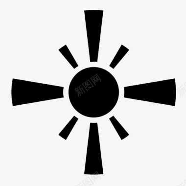 太阳形状图标图标