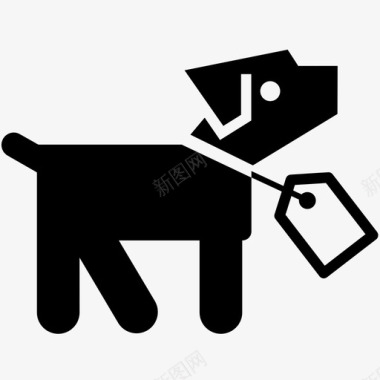 出售狗收养动物图标图标