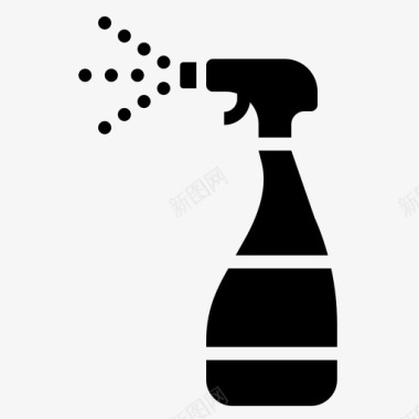 喷雾瓶清洁园艺图标图标