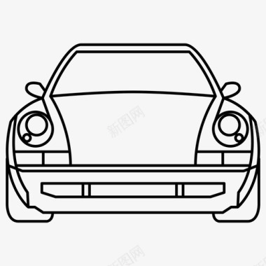 911汽车保时捷图标图标