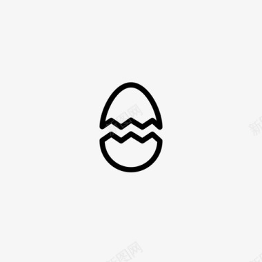 鸡蛋碎鸡蛋食物图标图标