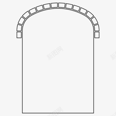 历史保护建筑拱门建筑历史图标图标