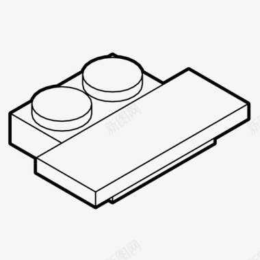 欧式城堡建筑exin城堡街区砖块童年图标图标