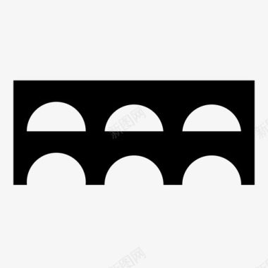 高架桥桥罗马图标图标