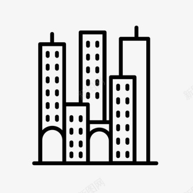 建筑物首都城市图标图标