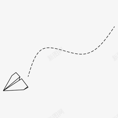 飞行堡垒纸飞机飞行折纸飞机图标图标