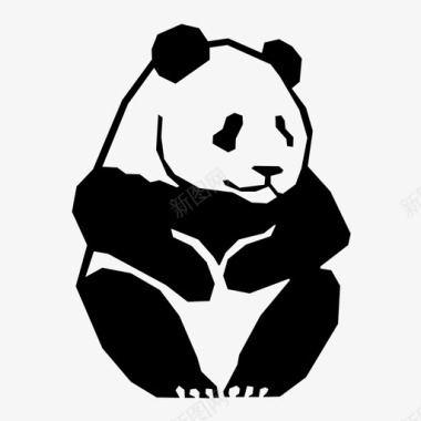 熊熊猫动物亚洲图标图标
