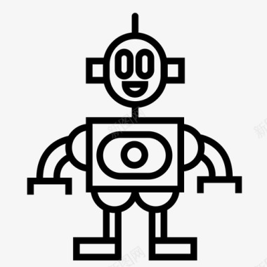机器人自动化机器图标图标