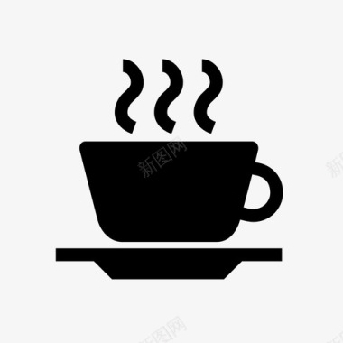 立体导航栏热饮咖啡杯子图标图标