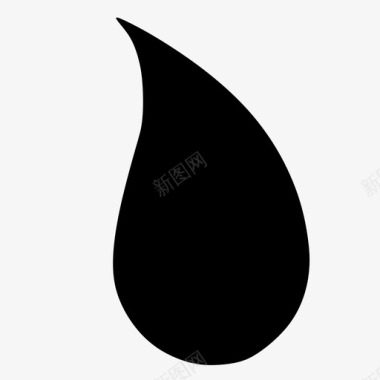 一滴油滴水滴图标图标