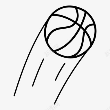 篮球比赛运动图标图标