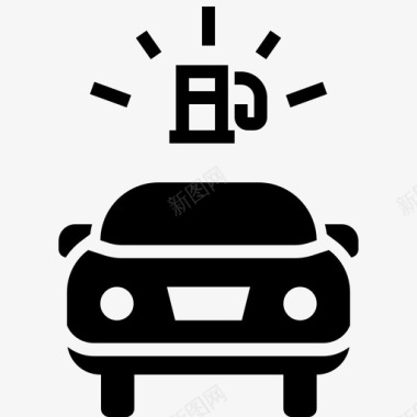 汽车燃料维护经济性汽油图标图标