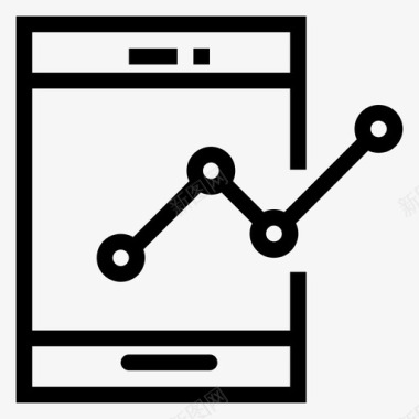 移动分析通信设备图标图标