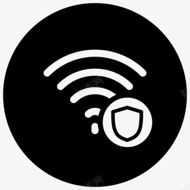 屏蔽电磁波wifi保护安全wifi屏蔽图标图标